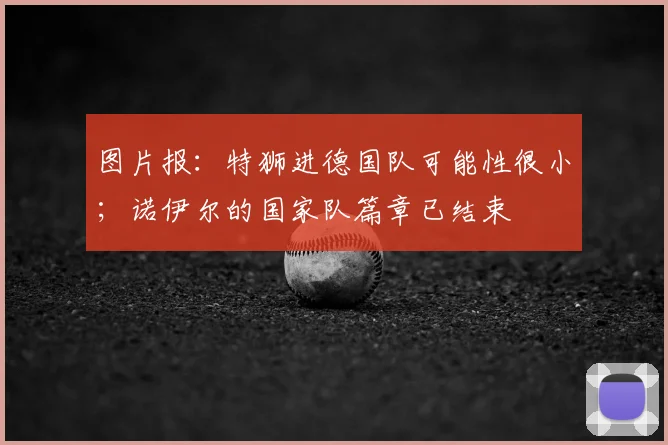 图片报：特狮进德国队可能性很小；诺伊尔的国家队篇章已结束